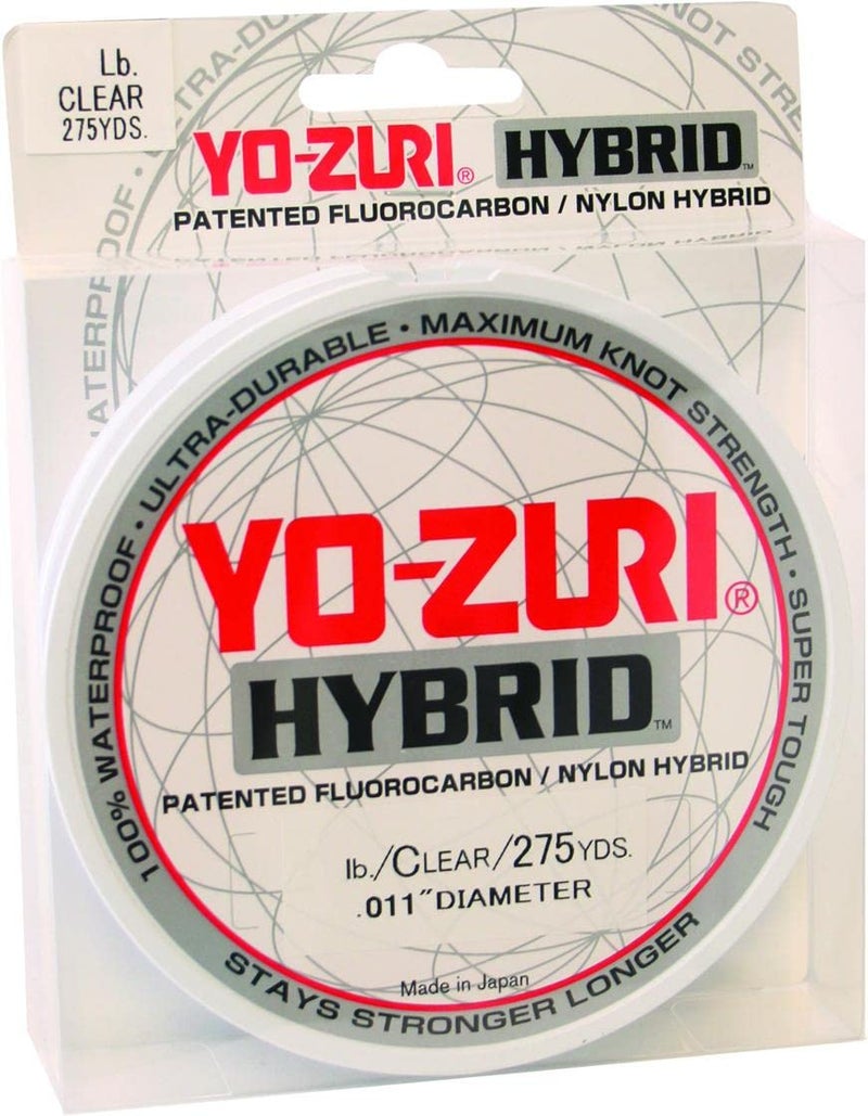 Yo-Zuri 275-Yard Hybrid Monofilament Fishing Line, Clear, 15-Pound - Image 1